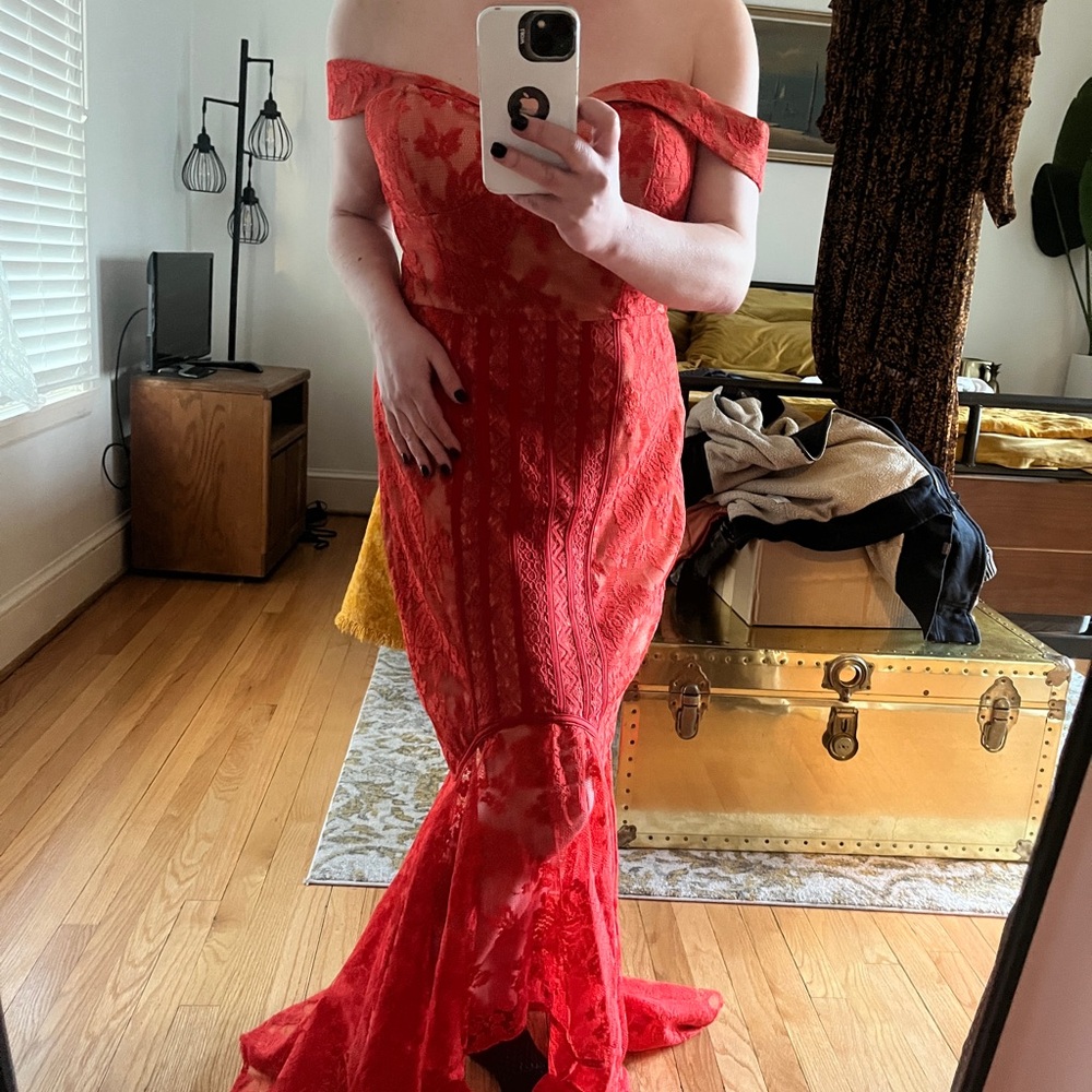 Mermaid fit elegant dress